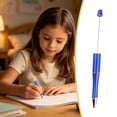 thumbnail image 2 of 5.9" 1mm beadable pens,5ml Plastic Bead Ballpoint DIY Cute Cool Pens Black Ink for Women Men Bridal Graduation Gift Office Supplies(Blue), 2 of 9