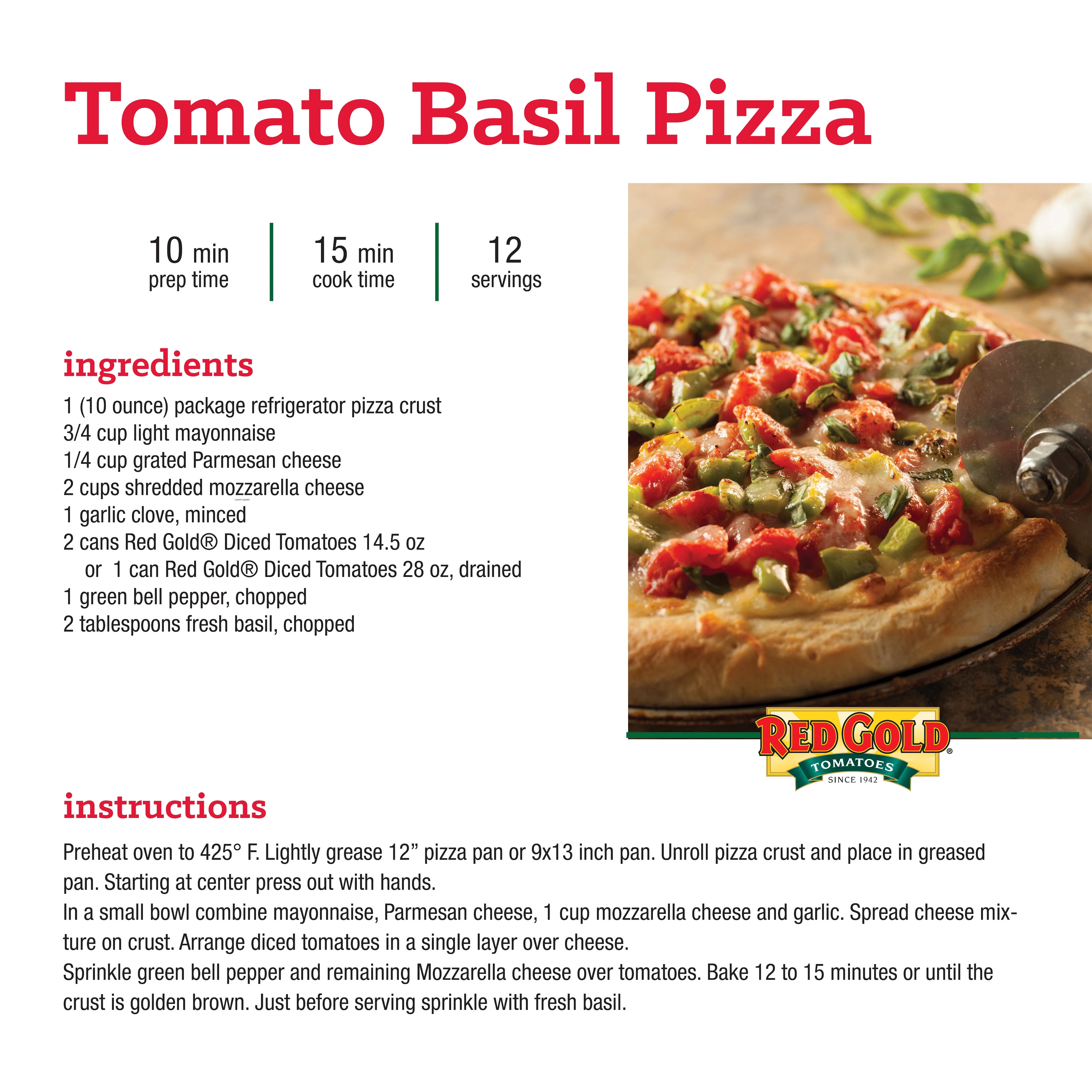 Red Gold Diced Tomatoes, 28 oz Can