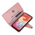 thumbnail image 6 of Allytech Samsung Galaxy A04e Wallet Case with Zipper Pocket, Luxury PU Leather Flip Cover with Card Slots & Wrist Strap, Shockproof Kickstand Magnetic Buckle Protective Case for Women Men, Rosegold, 6 of 15