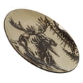 thumbnail image 4 of Pack Of 2 Rustic Western Emperor Elk Stag Moose Deer Salad Appetizer Plates, 4 of 8