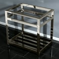 thumbnail image 6 of Kingston Brass Vsp3122a 31" Wide X 30" High Console Stand - Chrome, 6 of 7
