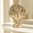 thumbnail image 5 of Cevemin Gold Resin Horse Couple Statue with Heart Shape - Symbol of Love and Loyalty for Valentine's Day Wedding Housewarming Home Decor, 5 of 6
