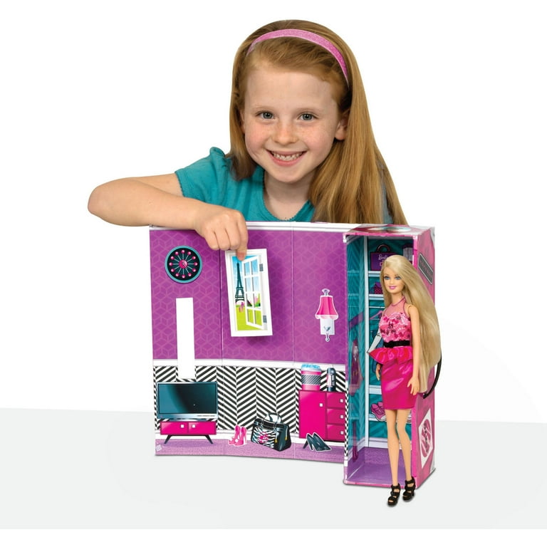 Barbie doll hotel set hotsell