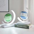 thumbnail image 4 of LED Moving Sand Art Table Lamp，3D Hourglass Deep Sea Sandscape Display Flowing Frame 12inch Bedside Light Home Decoration, 4 of 7