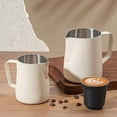 thumbnail image 6 of Stainless Steel Milk Frother Cup - Large Metal Steaming Pitcher for Coffee and Milk Frothing, 6 of 6