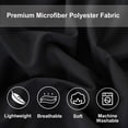 thumbnail image 5 of YEPCLUB Twin Size Comforter Set, 7-Piece Bed in a Bag, Ultra Soft Reversible All Season Bedding Set with Sheets, Pillowcases & Shams, Black, 5 of 5