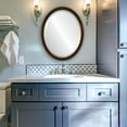 thumbnail image 4 of Toronto Framed Mirror - Walnut, 4 of 6
