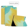 thumbnail image 1 of ELEHOLD for iPad 10th Generation 10.9 inch 2022 Colorful Case, Slim Lightweight Smart Auto Sleep/Wake Stand Stripe Non-Slip Shockproof Watercolor Painting Style Case, Autumn Yellow, 1 of 10