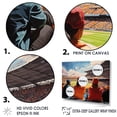 thumbnail image 3 of Designart "Applause Reverberating Stadium I" Stadiums Wall Art Living Room, 3 of 7