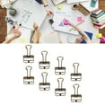 thumbnail image 4 of 80Pcs Metal Hollow Paper Clips, Strong Clamping Force Small Clips for Home Office School with Hollow Skeleton Design, 4 of 7