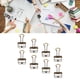 thumbnail image 4 of 80 Clips De Papel Huecos De Metal, Clips Pequeños De Fuerza De Sujeción Fuerte Para La Escuela De Oficina En Casa Con Diseño De Esqueleto Hueco, 4 of 7