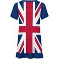 thumbnail image 5 of British Flag Girl's Dress Summer Crew Neck Children's T-Shirt Tops Casual Wear, 5 of 10