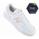 thumbnail image 3 of New Balance BB480LOP Sports Shoes White/Pink Unisex Men 6.5/Women 8 Width D -NEW, 3 of 6