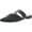 Black, variant on Journee Womens Stasi Slip On Pointed Toe Mules Flats