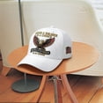 thumbnail image 4 of Veteran Commemorative Cap, Embroidered Baseball Cap with Eagle Printed, Adjustable Metal Buckle, Casual Outdoor Hat for Men & Women (White), 4 of 6