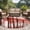 Red, variant on Round Area Rugs Collection 6 Ft, Red Forest Non-Slip Residential Carpet, Mysterious Tree Autumn Botanical Farmhouse Indoor Crawling Mats Runner Rugs for Living Room/Dining Room/Bedroom