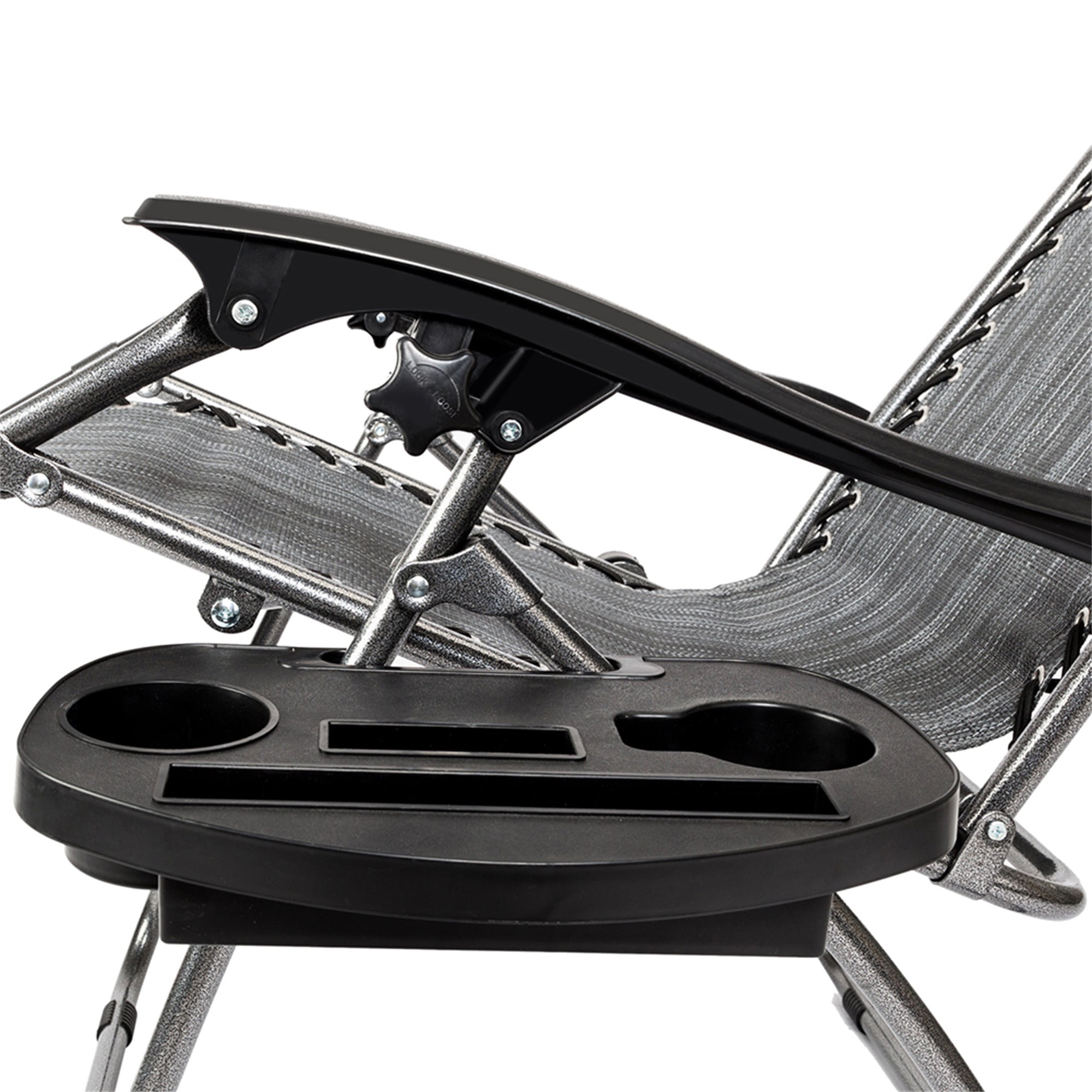 Aimee Lii Zero Gravity Chair Pack 2, Outdoor Lounge Patio Chairs with Pillow and Utility Tray Adjustable Folding Recliner for Deck,Patio,Beach,Yard, Gray Aimee Lii Zero Gravity Chair Pack 2, Outdoor Lounge Patio Chairs with Pillow and Utility Tray Adjustable Folding Recliner for Deck,Patio,Beach,Yard, Gray