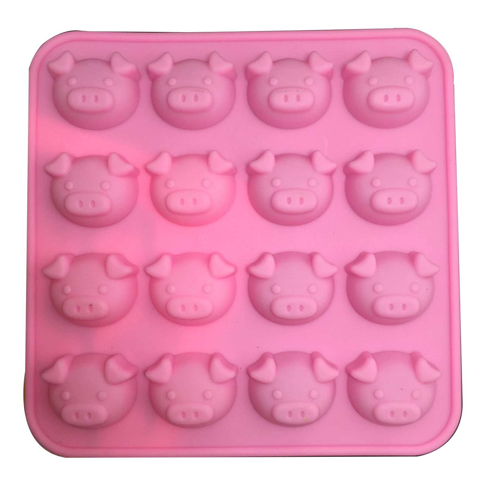 1pcs 12 even pig silicone mold cake chocolate baking tools 