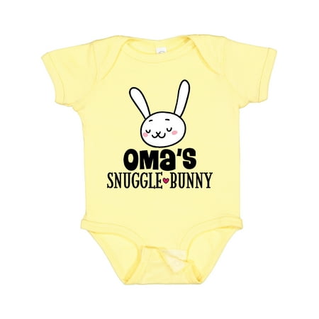 

Inktastic Oma Bunny Rabbit Grandchild Gift Baby Boy or Baby Girl Bodysuit