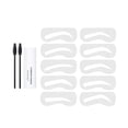 thumbnail image 2 of de maquillaje de crema para cejas, 10 Uds., tarjetas para cejas, plantillas reutilizables para cejas, Zulema  Kits para dar forma a las cejas, 2 of 8