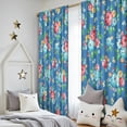 thumbnail image 5 of Blackout Kids Curtains,Pioneer Flower Floral Print Pattern Childrens Insulated Curtains Set Of 2,Bedroom Essentials,Toddler Room Decor 52"x84", 5 of 5