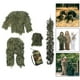 thumbnail image 1 of Traje de Ghillie Cola Juego del ghillie para disfraz de Invisible para Juego de fotografía 140~160CM, 1 of 8