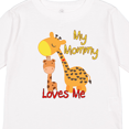 thumbnail image 4 of Inktastic My Mommy Loves Me Giraffe Boys or Girls Long Sleeve Toddler T-Shirt, 4 of 5