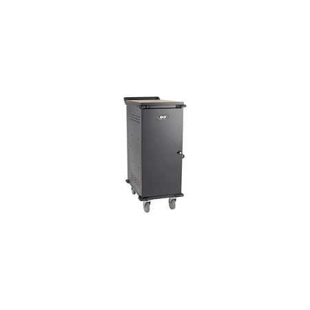 UPC: 0037332226105 | Tripp Lite 27-Port AC Mobile Charging Cart Storage Station for Chromebooks iPads Laptops Tablets Black (CSC27AC)