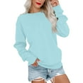 thumbnail image 2 of Hauts pour Femmes Hauts à Manches Longues Amples pour Femmes Hauts Décontractés Surdimensionnés Tunique Plissée Boutonnée Décontractée Automne Hauts à Imprimé d'Halloween pour Femmes Vert Armée G, 2 of 6