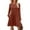 Watermelon Red, variant on CIENVNSTG Dresses for Women Round-Neck Long Sleeve Dress Up Clothes Beige S