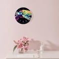 thumbnail image 3 of 12 Inch Wall Clock Battery Operated Silent Clock Decorative for Office, Kitchen, Outdoor, Living Room，Awesome Colorful Turtle Cute, 3 of 5