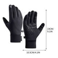 thumbnail image 2 of CxhicLuv Outdoor Hiking and Skiing Gloves, Touchscreen Winter Warm Fleece Gloves with Windproof, Water-Resistant, Non-Slip Grip for Men and Women Outdoor Sports and Adventure Activities, 2 of 2