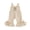 Khaki, variant on Toddler Baby Girl Easter Outfit One Piece Easter Overalls Bunny Embroidery Romper Flare Pants Sleeveless Plaid Bow Bell Bottom Jumpsuit