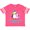 Football Pink and White, variant on Inktastic My Great Aunt Loves Me Cute Penguins Girls Toddler T-Shirt