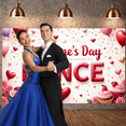 thumbnail image 6 of Red Theme Valentine's Banner Heart Shape Love Display Rose Decor Romantic  Heart Backdrop for Valentine's Party Romantic Date Anniversary Celebration, 6 of 8
