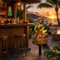 thumbnail image 2 of Wastin' Away Again Parrot Solar Garden Light, Colorful LED Outdoor Lamp, Weatherproof Tropical Sculpture for Beach Party, Backyard, Tiki Bar & Home Decoration, 2 of 7