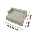 thumbnail image 3 of Cooling Cat Bed Dog Ice Silk Mat Pet Mat Breathable Cooling Pad With Pillow Pet Bed For Dogs Cats Indoor Waterproof Mat, 3 of 4