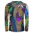 thumbnail image 3 of Scooby Doo Men's Graphic T Shirts Long Sleeve Printed Tee Tops Autumn Casual T-Shirt Fall Clothes 5XL, 3 of 6