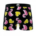 thumbnail image 2 of Crazy Boxer Rubber Ducky and Flamigos Men's Boxer Briefs-XXLarge (44-46), 2 of 4