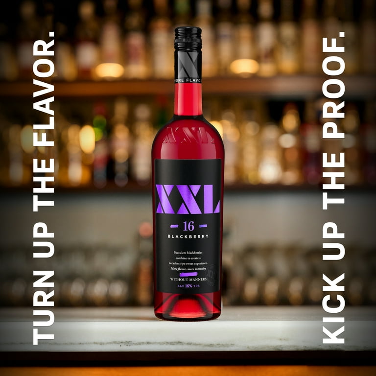 XXL Blackberry Moscato, 750 mL Glass Bottle, 16% ABV - Walmart.com