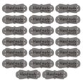 thumbnail image 1 of 20uds Mano Hecho PU Cuero Etiqueta con Amor Cosido Relieve Etiqueta Adorno para Jeans Bolsos Zapatos Sombrero Gris, 1 of 8