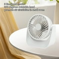 thumbnail image 4 of Ventilador de mesa ventilador de escritorio USB de 3 modos de velocidad con carga USB para la familia ANGGREK Otros, 4 of 8