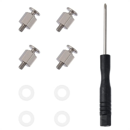 SEWOART 1Set Premium Metal Plated M2 Motherboard Mounting Screw Kit for Computer Upgrades