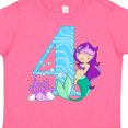 thumbnail image 4 of Inktastic Fourth Birthday Mermaid Girls Toddler T-Shirt, 4 of 5