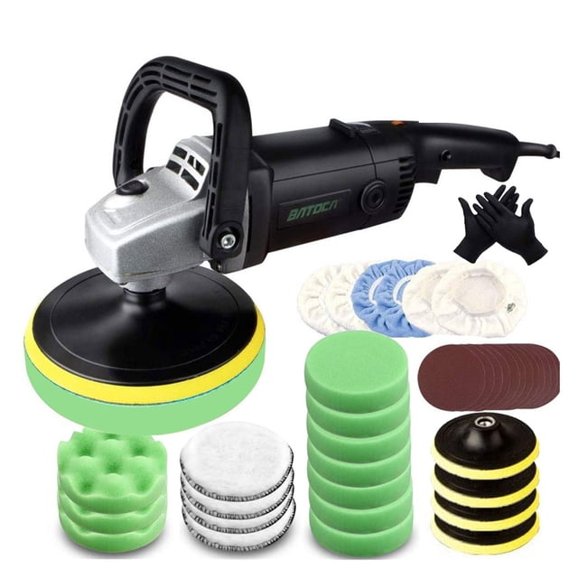 1200W Rotary Car Polisher Random Orbital 3000RPM Car Polishing Machine With Variable Speed Buffer Sander Buffing Sanding Tool ,Easy to Use