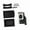 Black, variant on Aluminum Alloy Cooling Heat Sink Housing Case with Fan for RPI 5