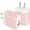 Pink 2pack, variant on USB C Block,FiveBox USB C Wall Charger Block 20W PD Type C Charger Block QC3.0 Dual USB C Wall Charger Adapter USB C Brick Fast Charging Block Type C Charger Box,Pink