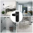 thumbnail image 5 of 2 Pcs Adjustable Wood/Glass Shelf Bracket Wall Mount Heavy Duty Floating Brackets for 3-28mm Thick Shelves,Black, 5 of 7
