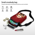 thumbnail image 7 of XYZCANDO Santa Claus Cellphone Crossbody Bag Small Messenger Handbag for Travel Running Shop Portable Coin Purse Single Shoulder Bag Mini Purse Corssbody, 7 of 7