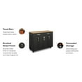 thumbnail image 3 of Homestyles Storage Plus Wood Kitchen Cart in Black, 3 of 29